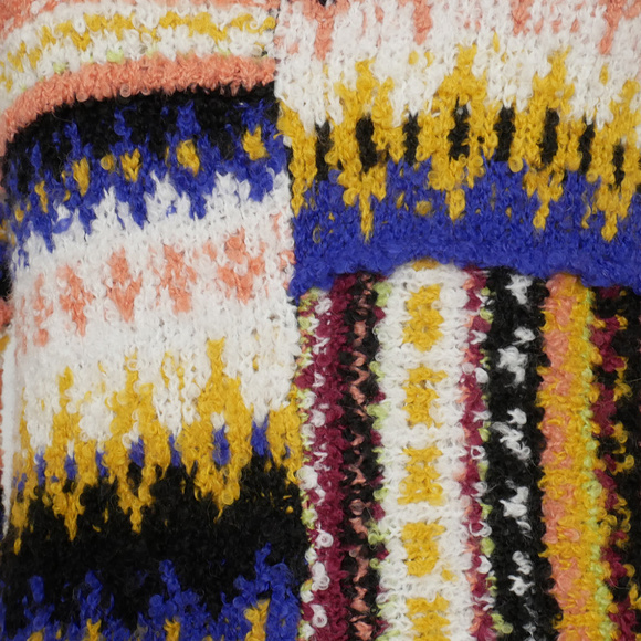 FREE PEOPLE Best Day Ever Alpaca Stripe Sweater S - Picture 5 of 8